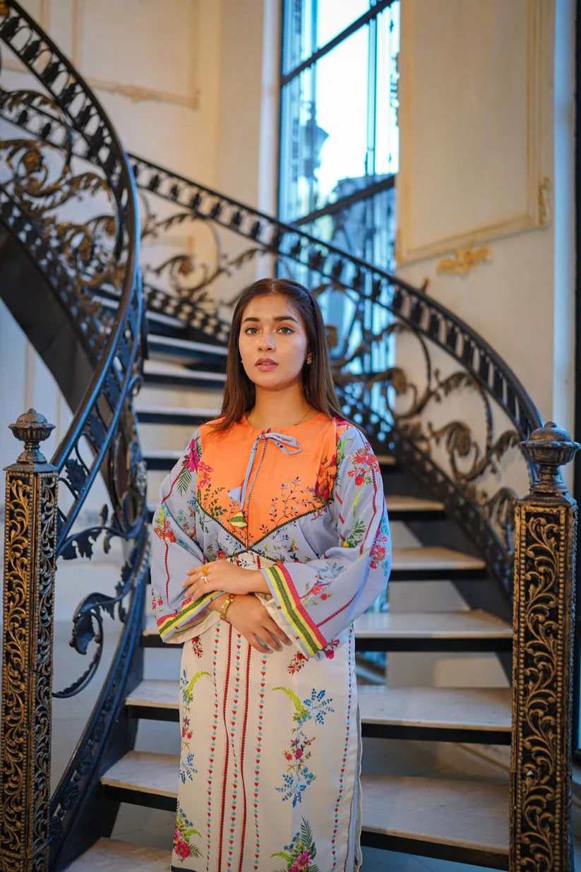 Vintage Design Digital Print - Ready to wear