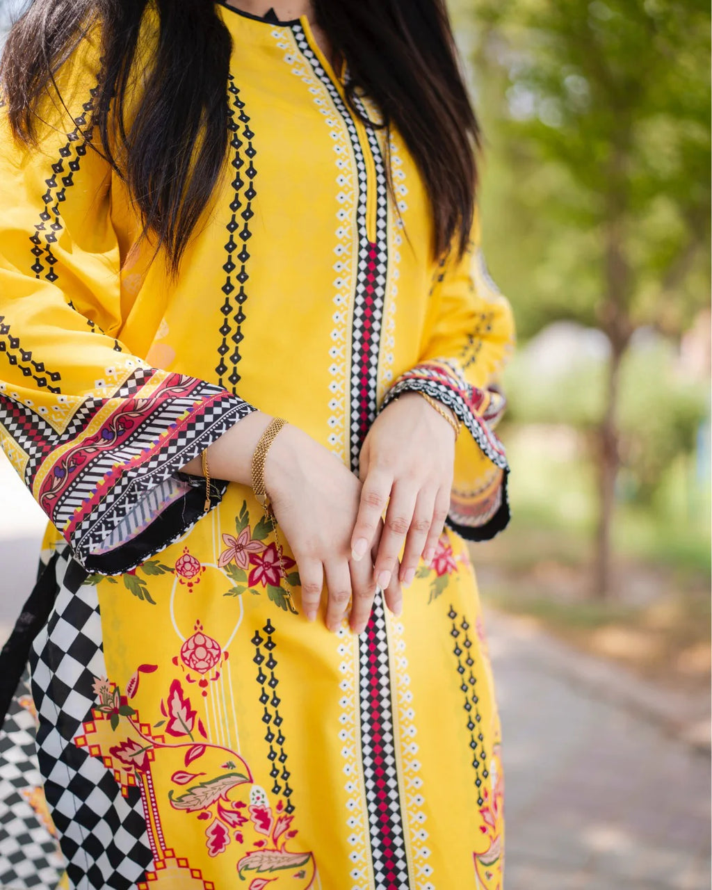 Sunflower vintage Digital Printed CO-ORD Set