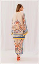 Dazzling printed separate set in lawn silk fabric
