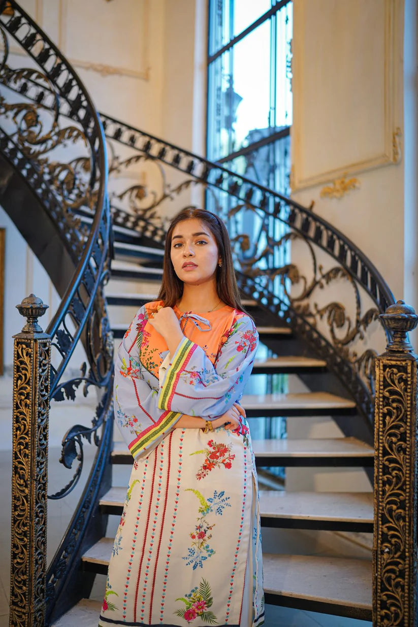 Vintage Design Digital Print - Ready to wear