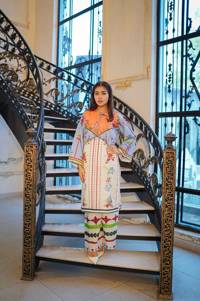 Vintage Design Digital Print - Ready to wear