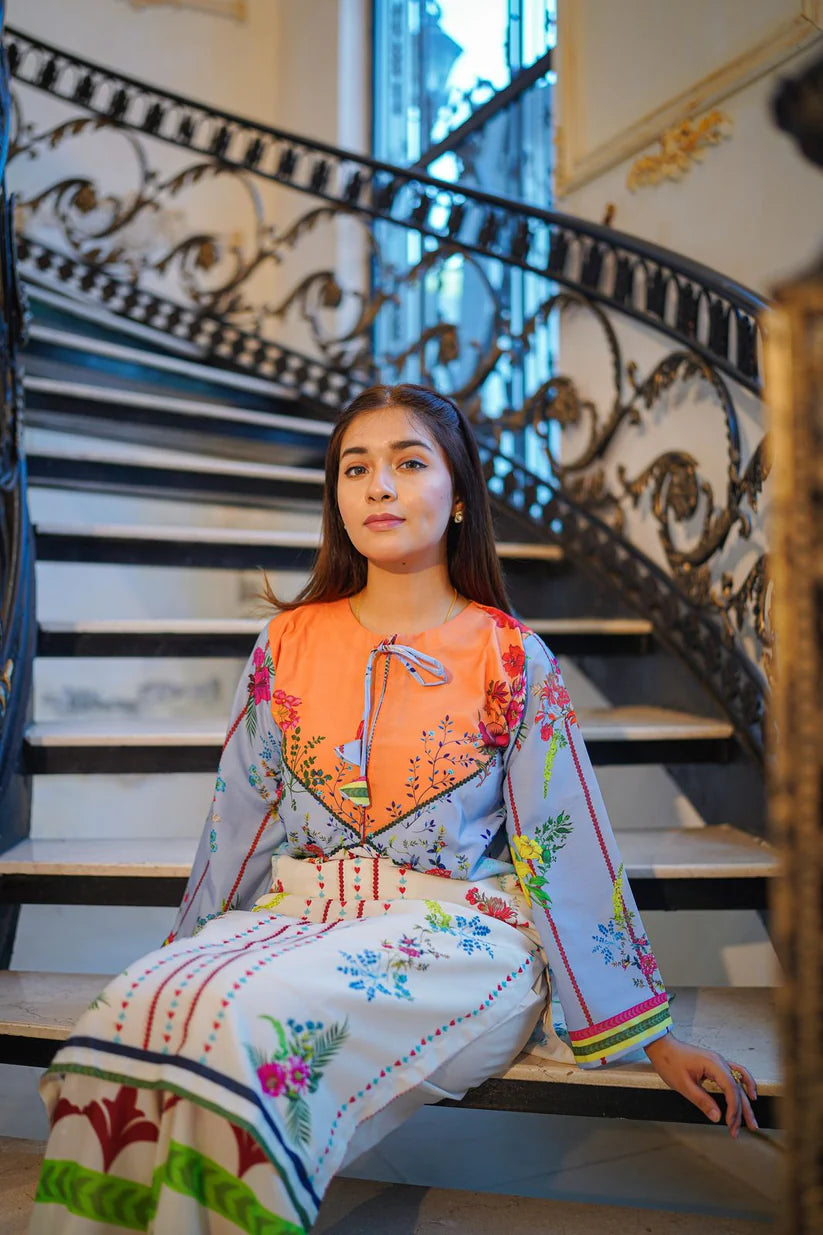 Vintage Design Digital Print - Ready to wear